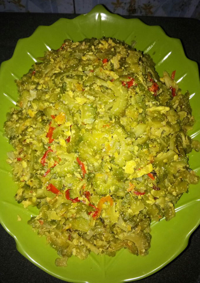 Foto resep Tumis pare selimut no pahit n gk ribet....