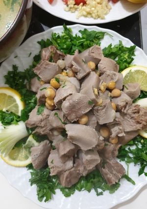 صورة لوصفة لسانات غنم
