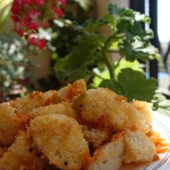 A picture of Veggie Idlis in a jiffy.