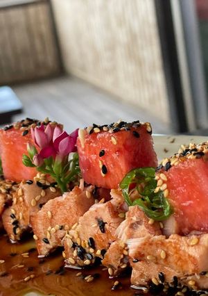 Una foto de Tataki de atún