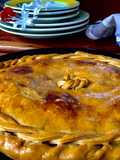 Empanada de bacalao con masa casera