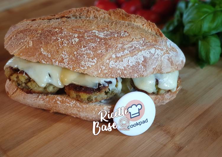 Panino con Polpette di Melanzane