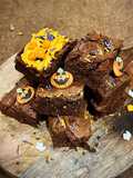 Brownie de Halloween con Nocilla
