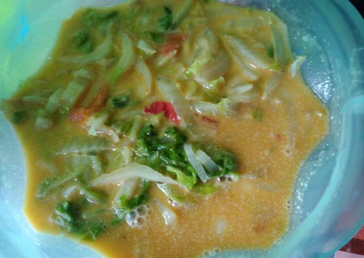 Resep Bobor sawi putih. Anti Gagal