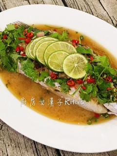泰式檸檬蒸魚 的食譜成品照片
