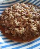 Soyo (arroz con carne molida)