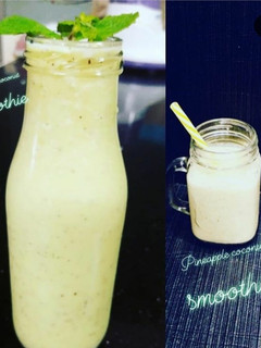 કોકોનટ પાઈનેપલ સ્મુધી (Coconut Pineapple smoothie recipe in Gujarati) રેસીપી મુખ્ય ફોટો