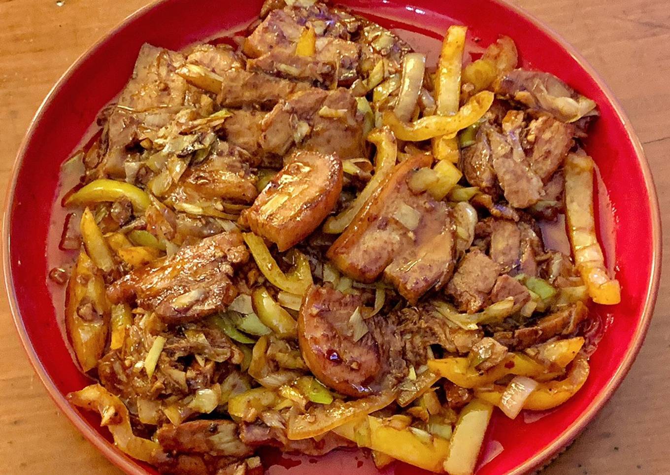 Twice cooked pork
