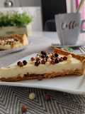 Tartaleta de crema de queso y chocolate blanco