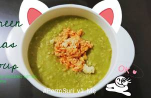 Milky seafood green peas soup - Súp sữa hải sản đậu hà lan
