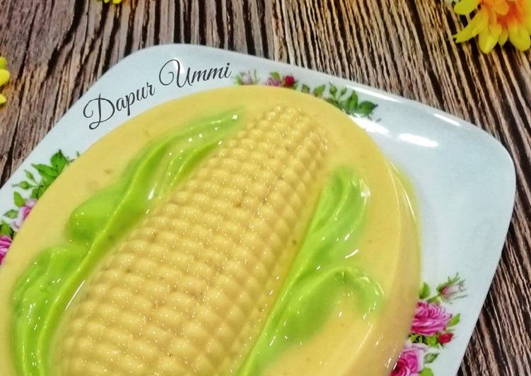 Langkah Langkah Memasak 🌽Puding Jagung🌽 yang Sederhan