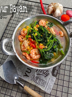 Foto resep Tumis Sayur Bayam
