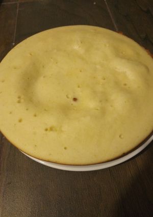 Una foto de Pastel de limón en sartén