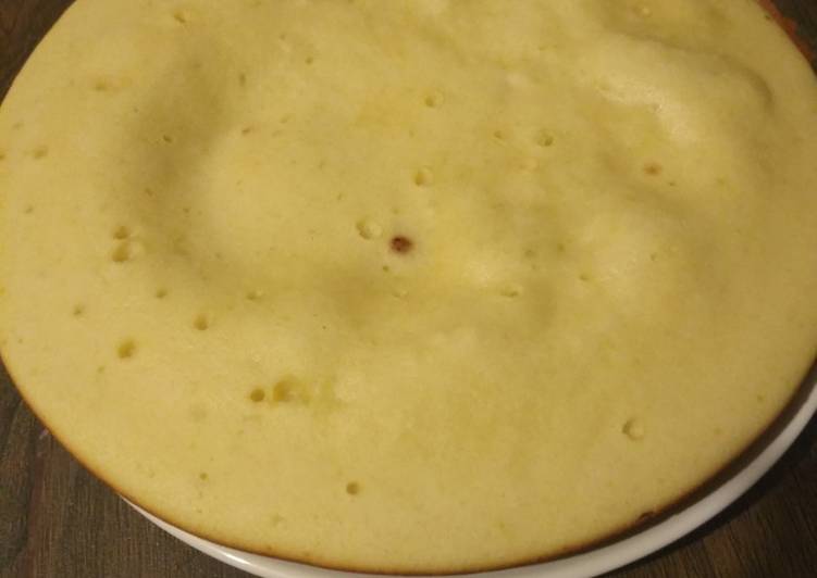 Pastel de limón en sartén