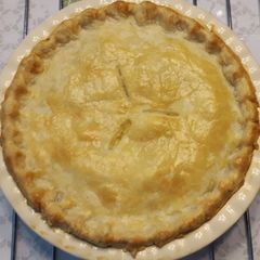 A picture of Yummy Peach Pie.