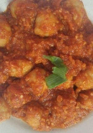 Foto resep Baso pedas