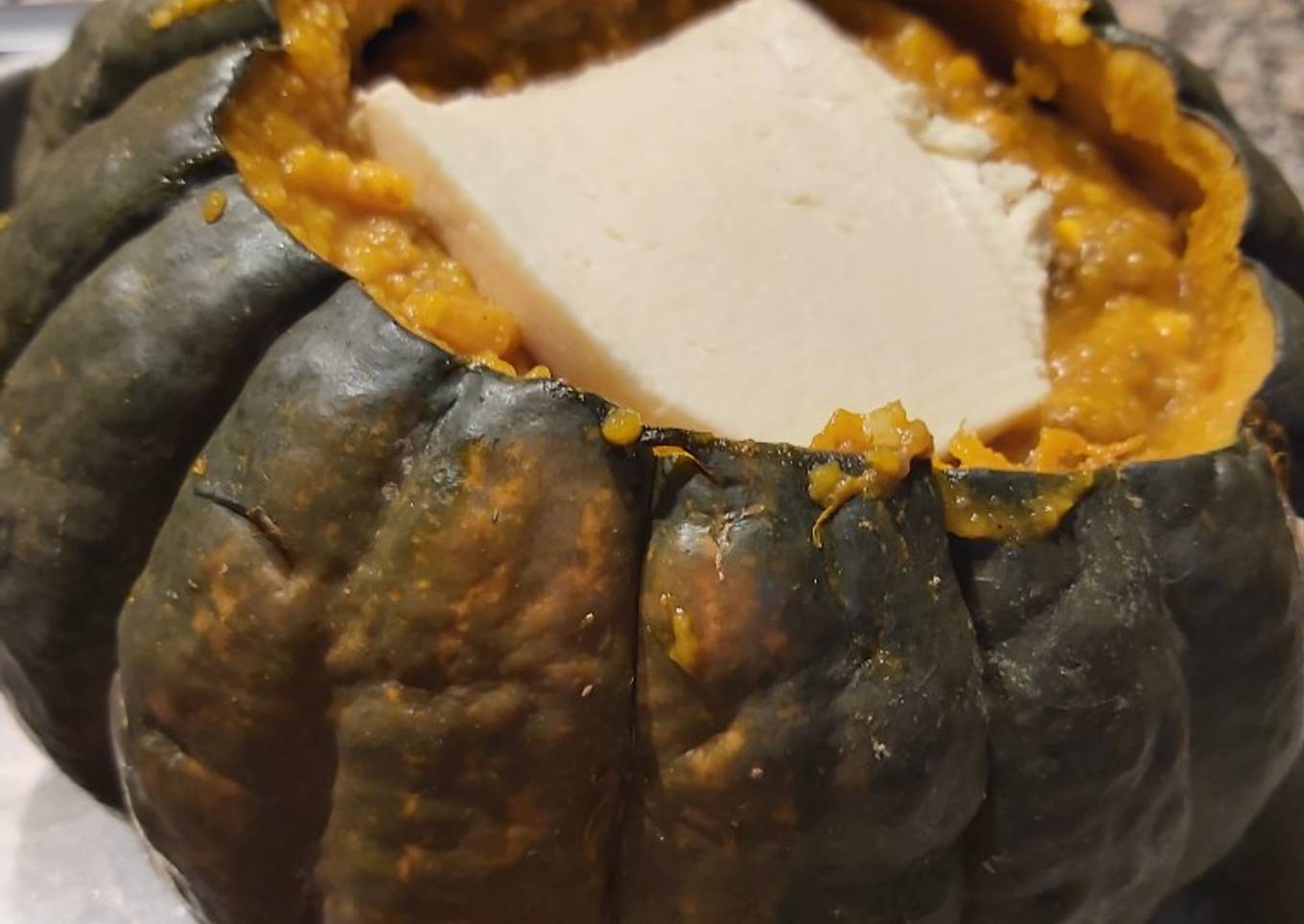 Calabaza rellena y más
