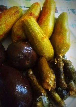 صورة لوصفة ورق عنب مع المحاشي