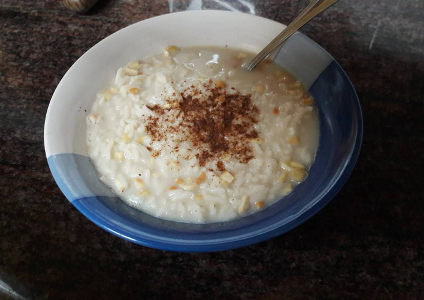 Arroz con leche vegano