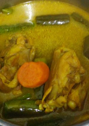 Hình của món Cà ri không có bột cà ri.