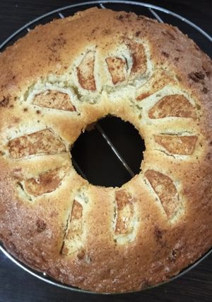 عکسی از دستور کیک سیب و دارچین 🍎🍰