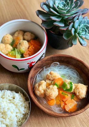 Foto resep Sop baso bola udang