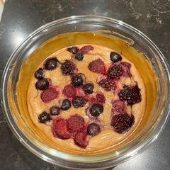 A picture of Baked Protein Pancake Bowl.