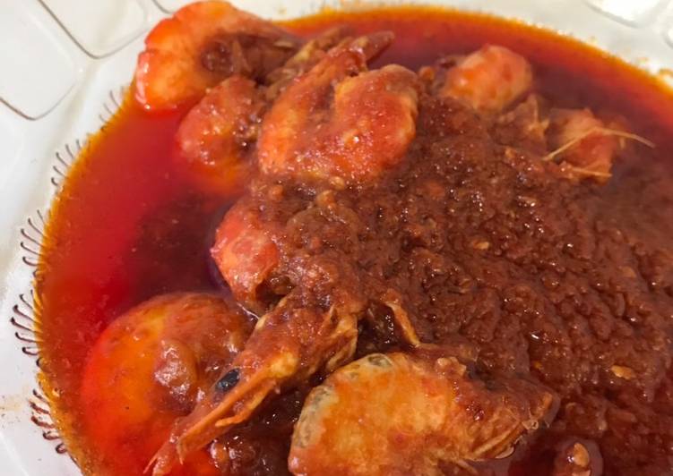 Udang Masak Asam (khas Melayu)