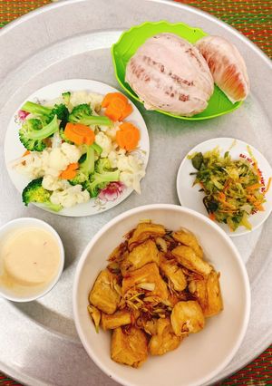 Hình của món Cơm chay.