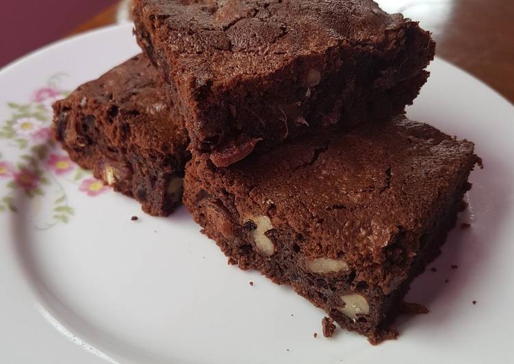 Resep Brownies Kurma walnut, Enak Banget