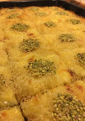 صورة لوصفة كنافة القشطة