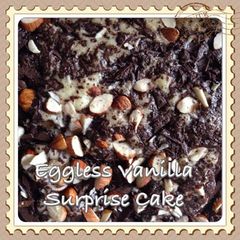 A picture of Eggless vanilla Sheet Cake.