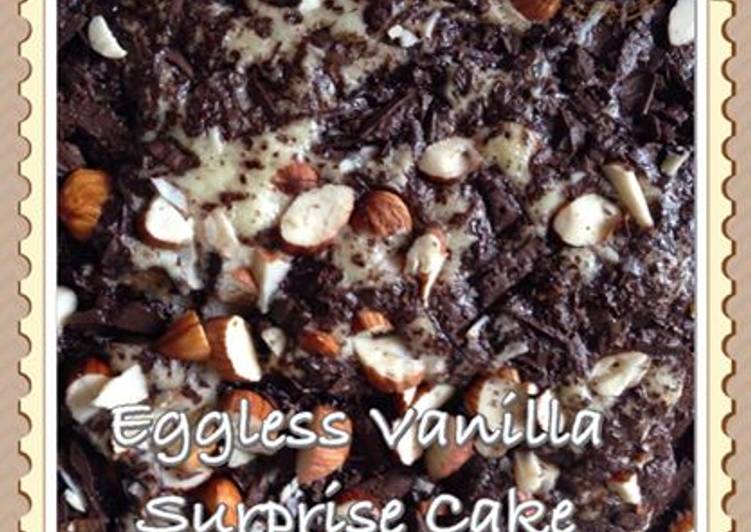 Recipe of Any-night-of-the-week Eggless vanilla Sheet Cake