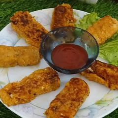 A picture of Paneer potato cutlets.
