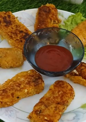 A picture of Paneer potato cutlets.