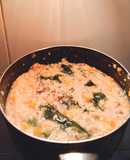 Cháo yến mạch + cà rốt, rong biển, nấm