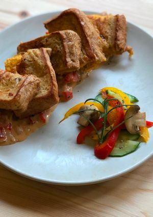 白醬法式吐司 的食譜成品照片