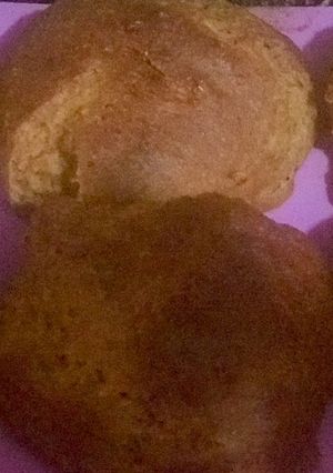 Una foto de Muffins y budín con harina de kamut, de banana y cardamomo. Veganos