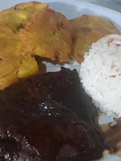 Una foto de Filete de cerdo en salsa de café ☕