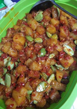 Foto resep Balado Kentang dan Petai