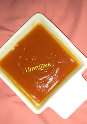 A picture of Home made ketchup.