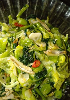 Foto resep Tumis kangkung + kembang turi