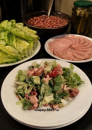 عکسی از دستور سالاد پروتئینی با لوبیا چیتی 🥗