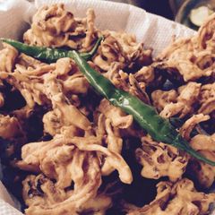 A picture of Kanda Bhaji/ Khekda Bhaji.