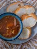 Tomato Soup with Bread
