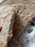 Pan de sésamo en sartén fácil y sin harina (hecho con el bagazo de la leche de sésamo que hicimos)