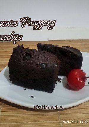 Foto resep Brownies Panggang Chocochips