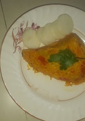 A picture of Dahi pulav.