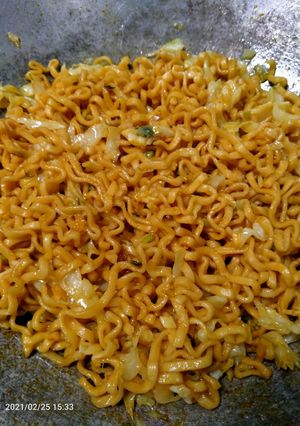 Foto resep Mie Burung Dara Pipih Rumahan