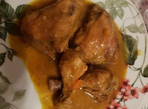 Una foto de Jamoncitos pollo al curry